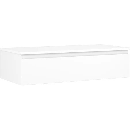 Mexen Orio bathroom cabinet under washbasin 100 cm with countertop, 1 drawer, white matte - 91A10-10023-1-BFC01