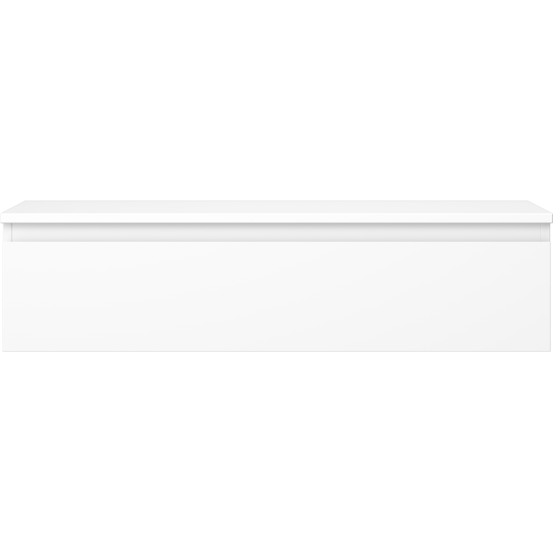 Mexen Orio bathroom cabinet under washbasin 100 cm with countertop, 1 drawer, white matte - 91A10-10023-1-BFC01