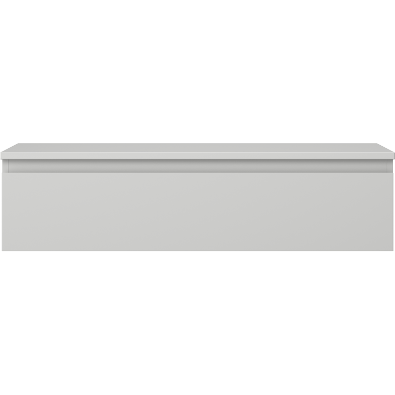 Mexen Orio bathroom cabinet under sink 100 cm with countertop, 1 drawer, grey matte - 91A10-10023-1-BFC62