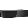Mexen Orio bathroom cabinet with countertop 100 cm, 1 drawer, black gloss - 91A10-10023-1-BFC70
