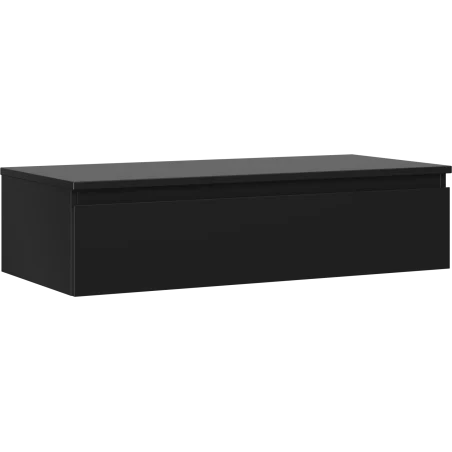 Mexen Orio bathroom cabinet for a washbasin 100 cm with countertop, 1 drawer, black matt - 91A10-10023-1-BFC71