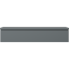 Mexen Orio bathroom cabinet under the sink 120 cm with countertop, 1 drawer, matte graphite - 91A10-12023-1-BFC66