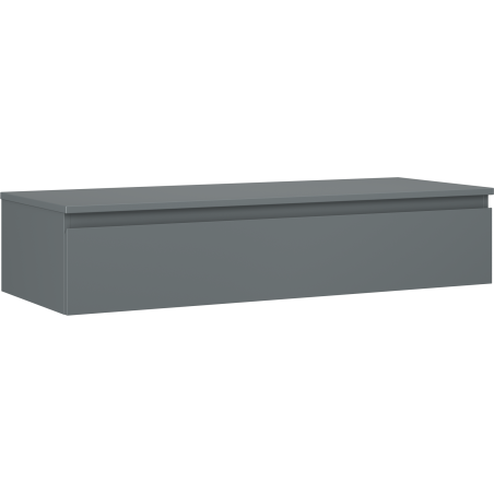 Mexen Orio bathroom cabinet under the sink 120 cm with countertop, 1 drawer, matte graphite - 91A10-12023-1-BFC66