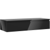 Mexen Orio bathroom cabinet under the sink 120 cm with countertop, 1 drawer, black gloss - 91A10-12023-1-BFC70