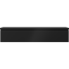 Mexen Orio 120 cm Bathroom Cabinet with Countertop, 1 Drawer, Matte Black - 91A10-12023-1-BFC71