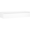 Mexen Orio bathroom cabinet 140 cm with countertop, 1 drawer, white matte - 91A10-14023-1-BFC01