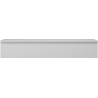 Mexen Orio bathroom cabinet for countertop 140 cm with top, 1 drawer, matte gray - 91A10-14023-1-BFC62