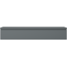 Mexen Orio bathroom cabinet under-sink 140 cm with countertop, 1 drawer, matte graphite - 91A10-14023-1-BFC66