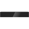 Mexen Orio bathroom cabinet for under sink 140 cm with countertop, 1 drawer, black gloss - 91A10-14023-1-BFC70