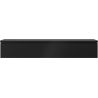 Mexen Orio bathroom cabinet under-sink 140 cm with countertop, 1 drawer, matte black - 91A10-14023-1-BFC71