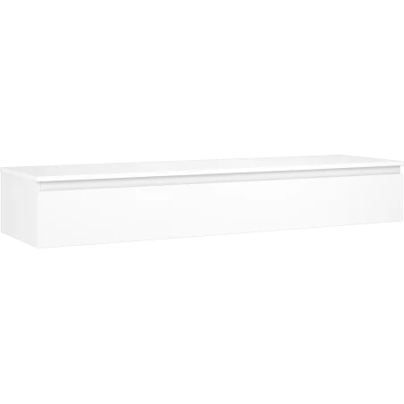 Mexen Orio bathroom cabinet for under sink 160 cm with countertop, 1 drawer, white matt - 91A10-16023-1-BFC01