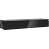 Mexen Orio 160 cm Bathroom Cabinet with Countertop, 1 Drawer, Black Gloss - 91A10-16023-1-BFC70