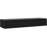 Mexen Orio bathroom cabinet with countertop 160 cm, 1 drawer, matte black - 91A10-16023-1-BFC71
