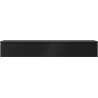 Mexen Orio bathroom cabinet with countertop 160 cm, 1 drawer, matte black - 91A10-16023-1-BFC71