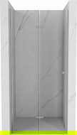 Mexen Lima folding shower door 70 cm, Transparent, Chrome - 856-070-000-01-00