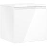 Mexen Orio bathroom cabinet under sink 50 cm with countertop, 1 drawer, white gloss - 91A10-05047-1-BFC00