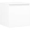 Mexen Orio bathroom cabinet under-sink 50 cm with countertop, 1 drawer, white matte - 91A10-05047-1-BFC01
