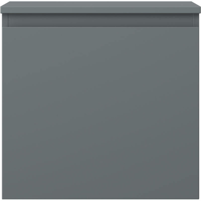 Mexen Orio bathroom cabinet under sink 50 cm with countertop, 1 drawer, matte graphite - 91A10-05047-1-BFC66