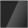 Mexen Orio bathroom under-sink cabinet 50 cm with countertop, 1 drawer, black gloss - 91A10-05047-1-BFC70