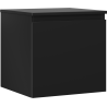 Mexen Orio bathroom cabinet under sink 50 cm with countertop, 1 drawer, black matte - 91A10-05047-1-BFC71