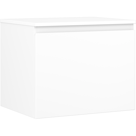 Mexen Orio Bathroom Cabinet for Sink 60 cm with Countertop, 1 Drawer, Matte White - 91A10-06047-1-BFC01