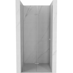 Mexen Lima folding shower door 85 cm, Transparent, Chrome - 856-085-000-01-00
