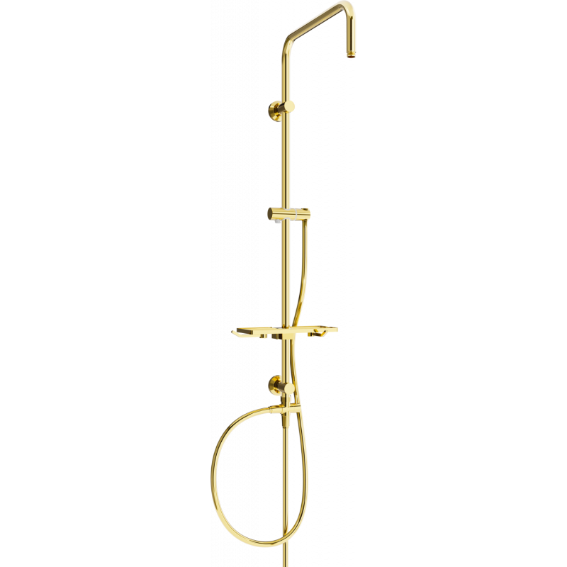 Mexen T shower column, Gold - 7939399-50