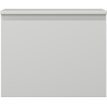 Mexen Orio bathroom cabinet under sink 60 cm with countertop, 1 drawer, matte gray - 91A10-06047-1-BFC62