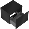 Mexen Orio bathroom cabinet under washbasin 60 cm with countertop, 1 drawer, black matte - 91A10-06047-1-BFC71