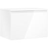 Mexen Orio bathroom cabinet under sink 70 cm with countertop, 1 drawer, white gloss - 91A10-07047-1-BFC00