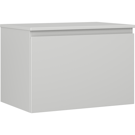 Mexen Orio bathroom cabinet for washbasin 70 cm with countertop, 1 drawer, grey matt - 91A10-07047-1-BFC62