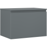 Mexen Orio bathroom cabinet under-sink 70 cm with countertop, 1 drawer, matte graphite - 91A10-07047-1-BFC66