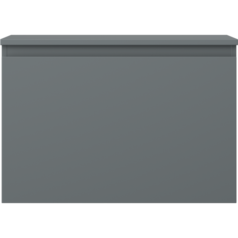 Mexen Orio bathroom cabinet under washbasin 70 cm with countertop, 1 drawer, matte graphite - 91A10-07047-1-BFC66