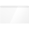 Mexen Orio 80 cm Bathroom Cabinet with Countertop, 1 Drawer, White Gloss - 91A10-08047-1-BFC00