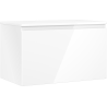 Mexen Orio bathroom cabinet under washbasin 80 cm with countertop, 1 drawer, white gloss - 91A10-08047-1-BFC00