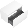 Mexen Orio bathroom cabinet with countertop 80 cm, 1 drawer, white matte - 91A10-08047-1-BFC01