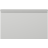 Mexen Orio bathroom cabinet under sink 80 cm with countertop, 1 drawer, matte gray - 91A10-08047-1-BFC62
