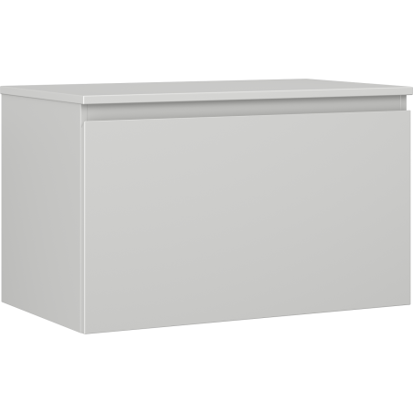 Mexen Orio bathroom cabinet under sink 80 cm with countertop, 1 drawer, matte gray - 91A10-08047-1-BFC62