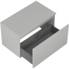 Mexen Orio bathroom cabinet under sink 80 cm with countertop, 1 drawer, matte gray - 91A10-08047-1-BFC62
