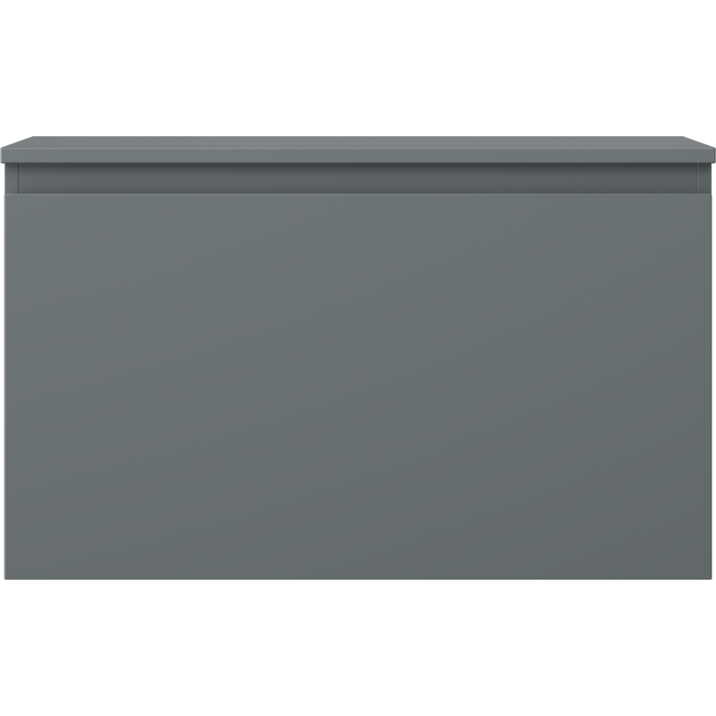 Mexen Orio bathroom cabinet 80 cm with countertop, 1 drawer, matte graphite - 91A10-08047-1-BFC66