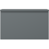Mexen Orio bathroom cabinet under-sink 80 cm with countertop, 1 drawer, matte graphite - 91A10-08047-1-BFC66