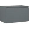 Mexen Orio bathroom cabinet under-sink 80 cm with countertop, 1 drawer, matte graphite - 91A10-08047-1-BFC66