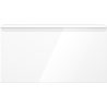 Mexen Orio bathroom cabinet with countertop 90 cm, 1 drawer, white gloss - 91A10-09047-1-BFC00