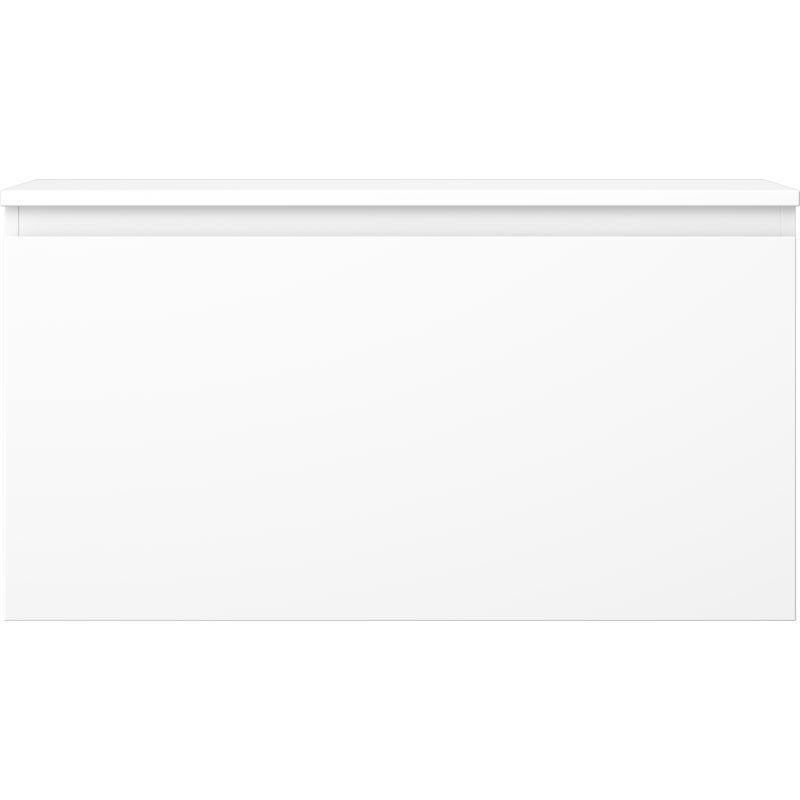 Mexen Orio bathroom cabinet under-sink unit 90 cm with countertop, 1 drawer, matte white - 91A10-09047-1-BFC01