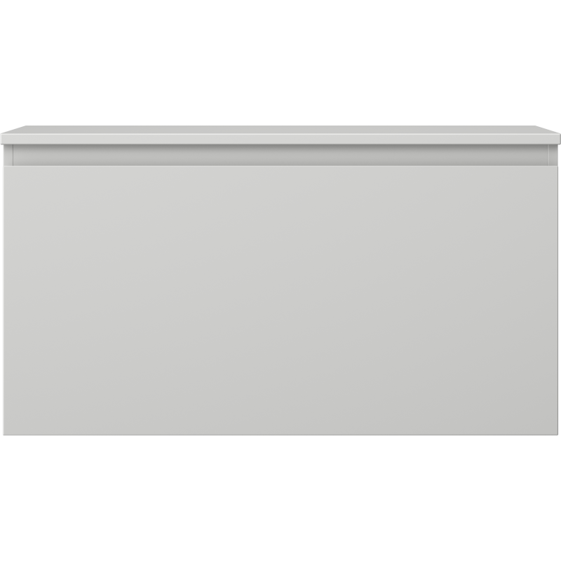 Mexen Orio bathroom cabinet under sink 90 cm with countertop, 1 drawer, grey matt - 91A10-09047-1-BFC62