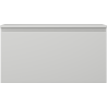 Mexen Orio bathroom cabinet under the sink 90 cm with countertop, 1 drawer, gray matte - 91A10-09047-1-BFC62