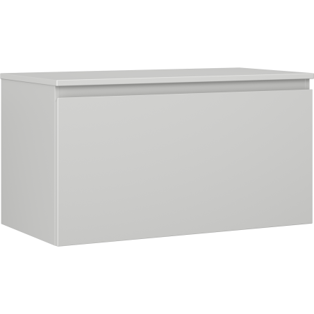 Mexen Orio bathroom cabinet under the sink 90 cm with countertop, 1 drawer, gray matte - 91A10-09047-1-BFC62