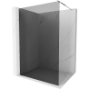 Mexen Kioto Walk-in Shower Wall 120 x 200 cm, Graphite 8 mm, Chrome - 800-120-101-01-40