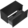 Mexen Orio bathroom cabinet for washbasin 90 cm with countertop, 1 drawer, matte black - 91A10-09047-1-BFC71