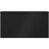 Mexen Orio bathroom cabinet under the sink 90 cm with countertop, 1 drawer, black matte - 91A10-09047-1-BFC71